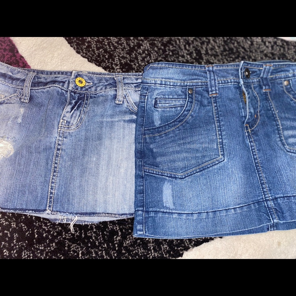 Jean skirts